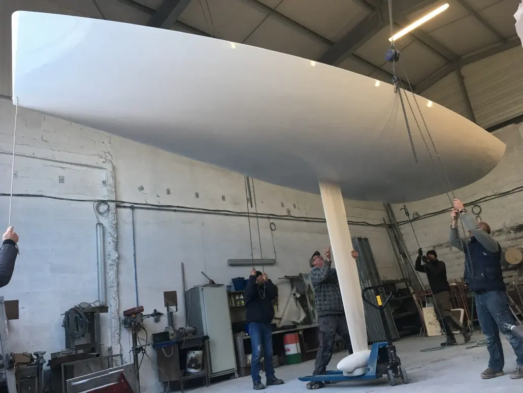 Opération de grutage